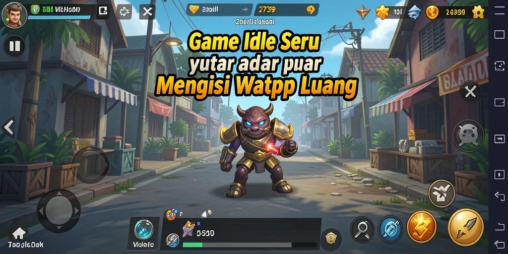 Tampilan gameplay Idle yang menawan di 2739.