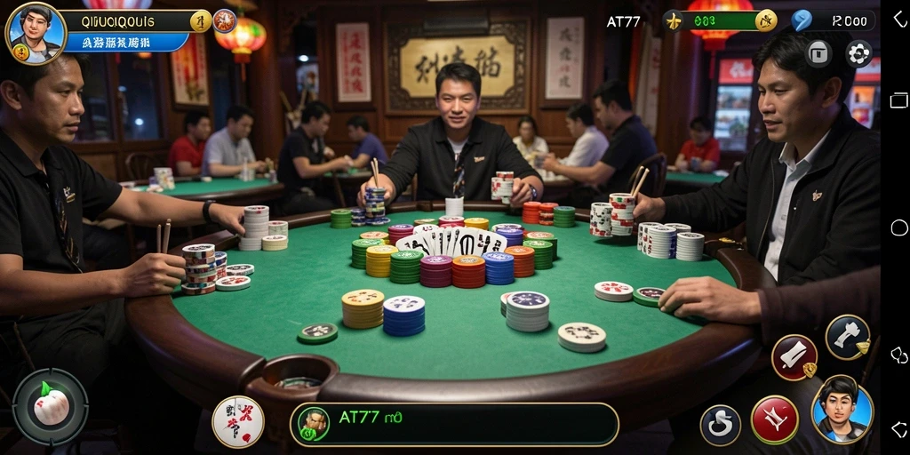 Tampilan gameplay QiuQiu yang menarik dan seru.
