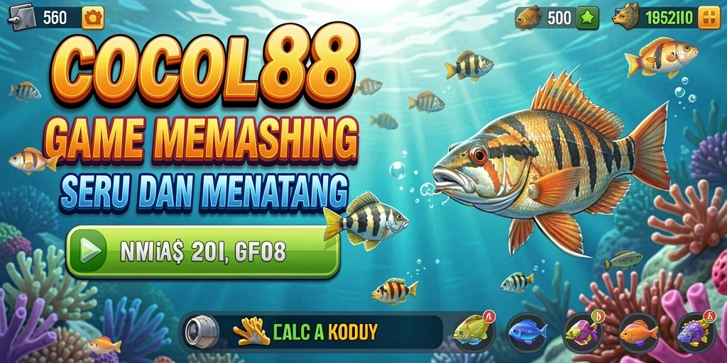 Tangkapan layar <strong>COCOL88</strong> menampilkan momen mendebarkan saat menangkap ikan besar.