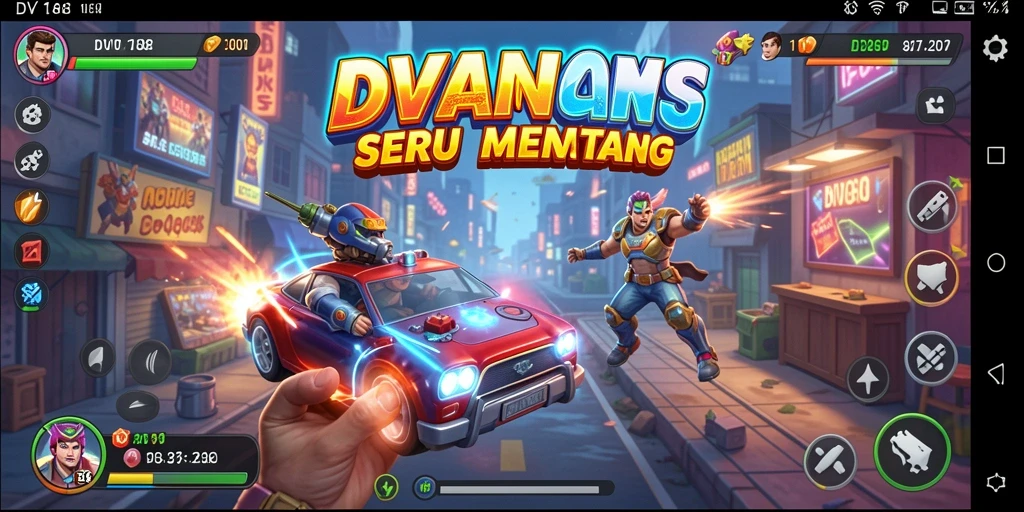 Tangkapan layar utama dari gameplay seru di DV188.