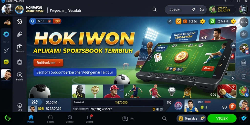 Tampilan gameplay HOKIWON yang menarik dan interaktif untuk taruhan olahraga.