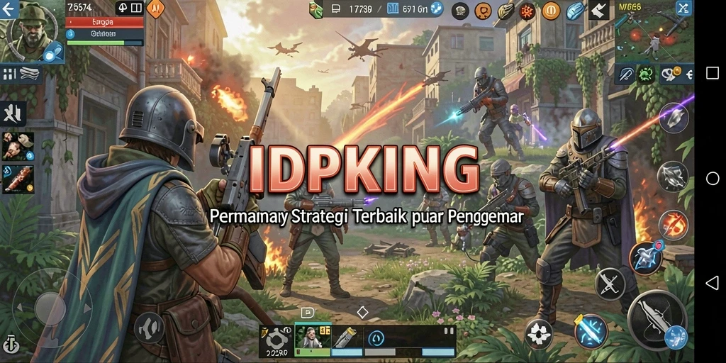 Tampilan gameplay <strong>IDPKING</strong> yang menegangkan dengan strategi yang mendalam.