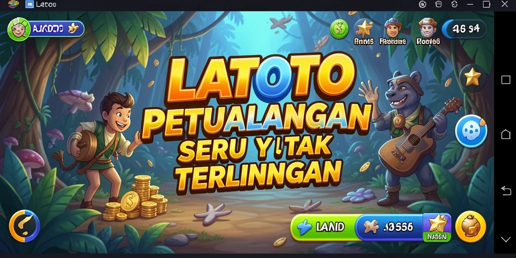 Screenshot utama LATOTO menampilkan aksi mendebarkan dalam gameplay petualangan.