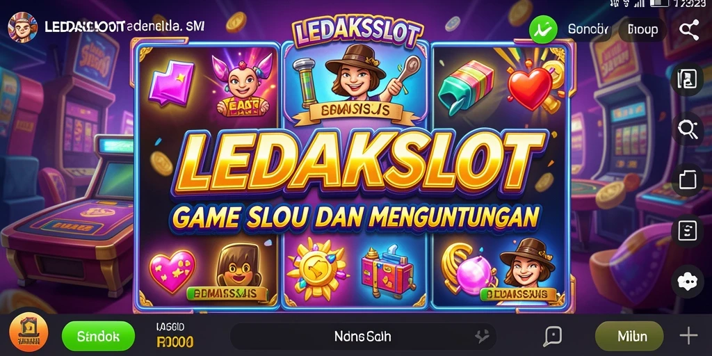 Gameplay LEDAKSLOT yang menampilkan keseruan bermain slot.