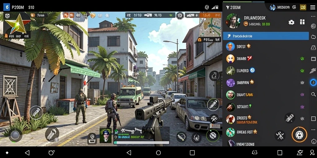 Screenshot P200M yang menunjukkan gameplay simulasi yang mendebarkan.
