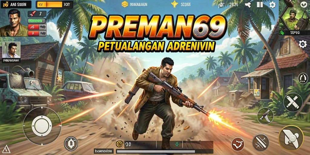 Gameplay seru dan menegangkan di PREMAN69.