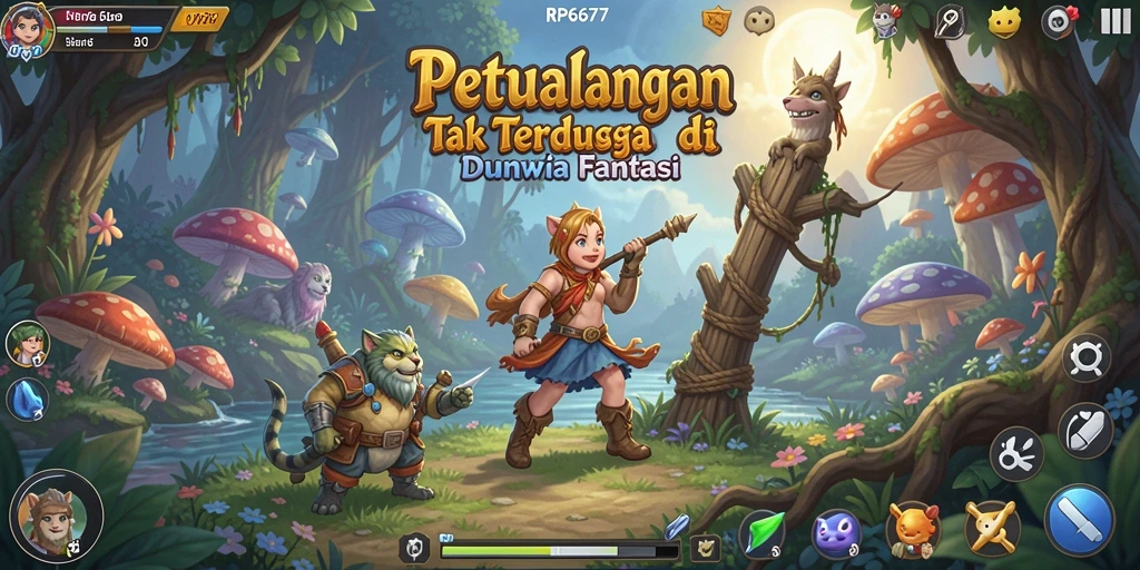 Gameplay seru dengan karakter unik di RP6677.