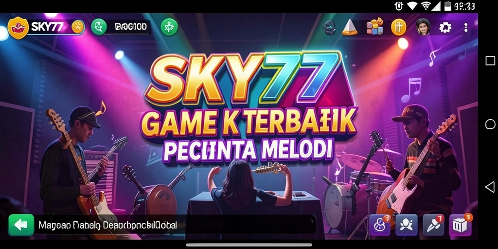 Tampilan gameplay <strong>SKY77</strong> yang interaktif dan penuh warna.