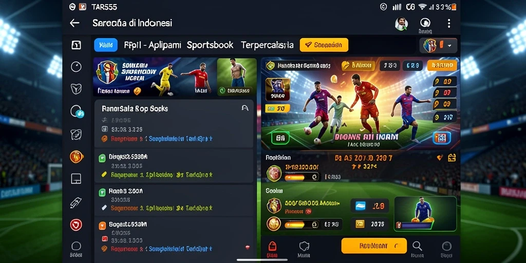 Tampilan gameplay TAR555 yang menarik dan interaktif.