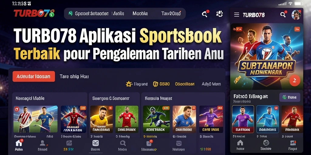 Tampilan gameplay sportsbook yang seru dan interaktif di TURBO78.