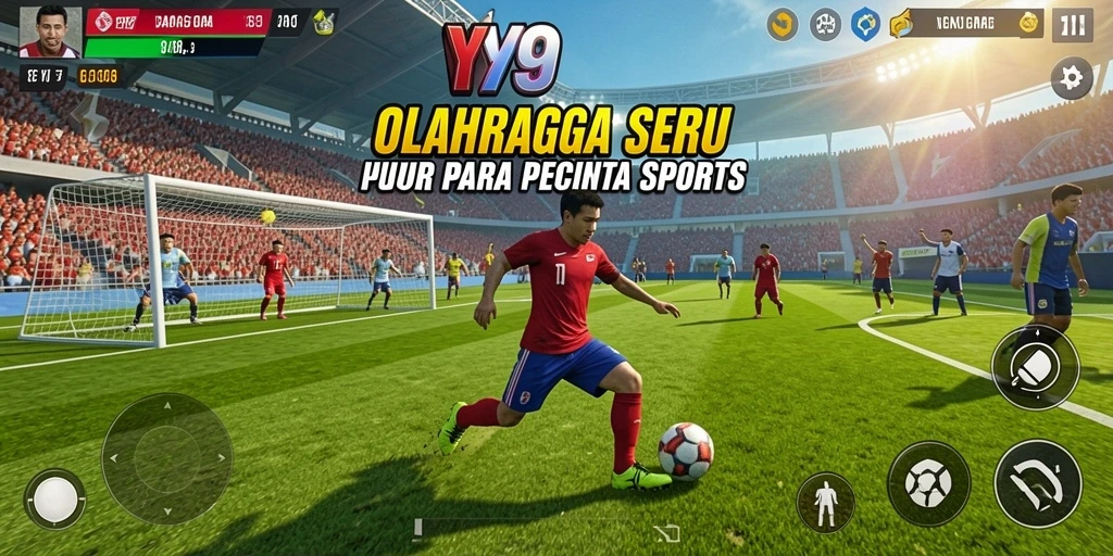 Tampilan gameplay Y89 yang seru dan penuh aksi olahraga.